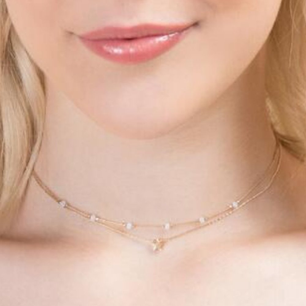 Cute Star Choker Gold Dainty Necklace